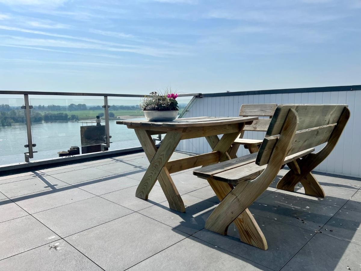 Panorama - Exklusives Apartment An Der Promenade Mit Dachterrasse & Rheinblick Emmerich am Rhein Esterno foto
